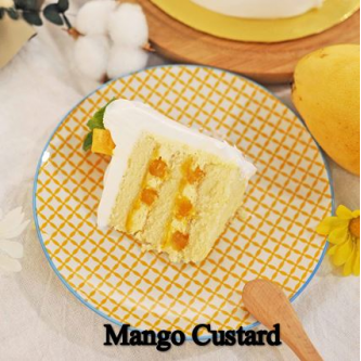 Mango Custard Cake 6"